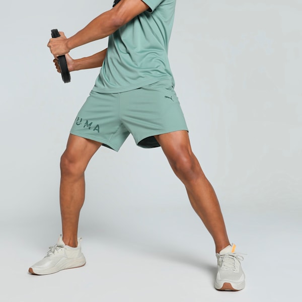 CLOUDSPUN 5" Men's Training Shorts, Green Moon, extralarge-IND